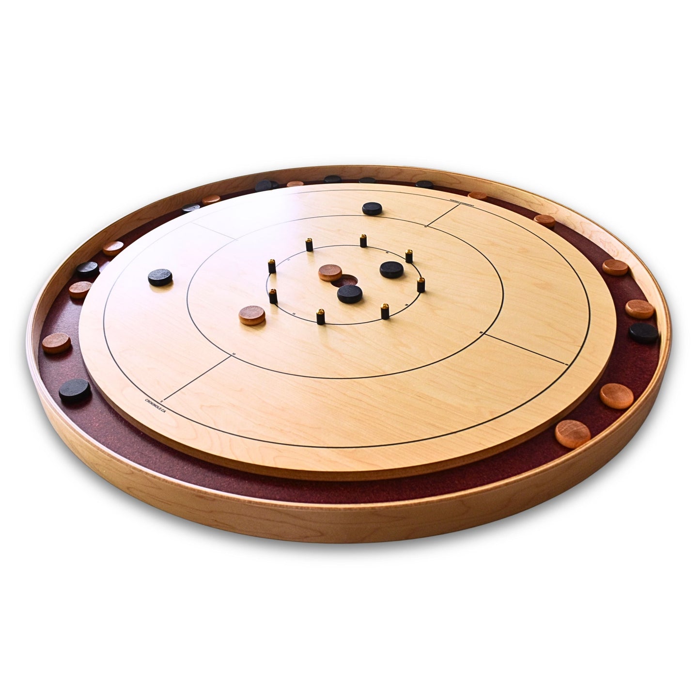 Das Royal Red Crokinole Set 