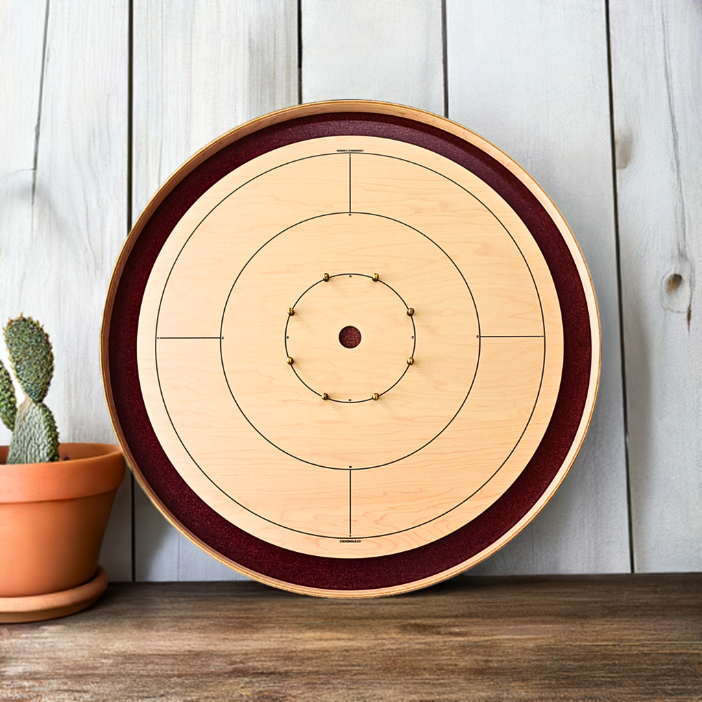 Das Royal Red Crokinole Set 