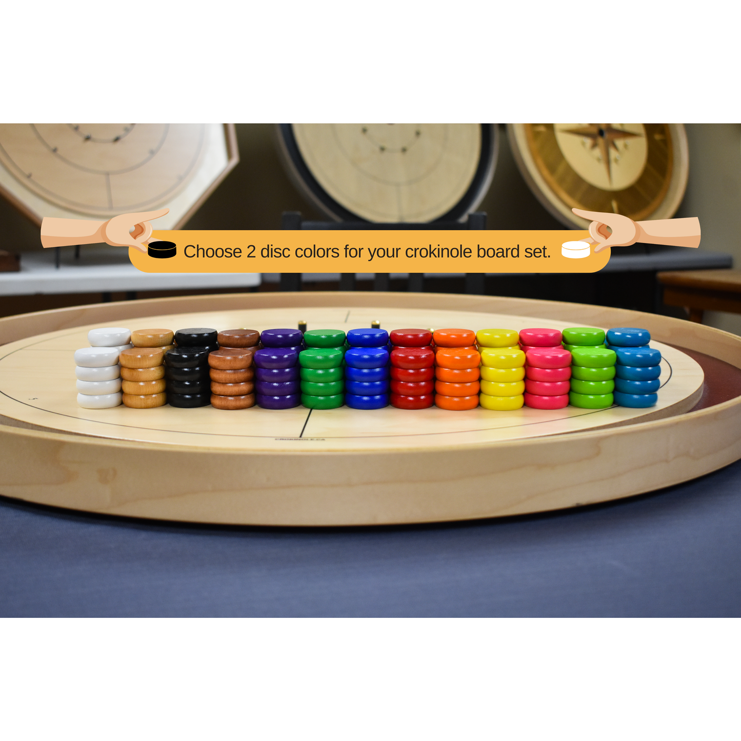 The Baltic Bircher Crokinole Set