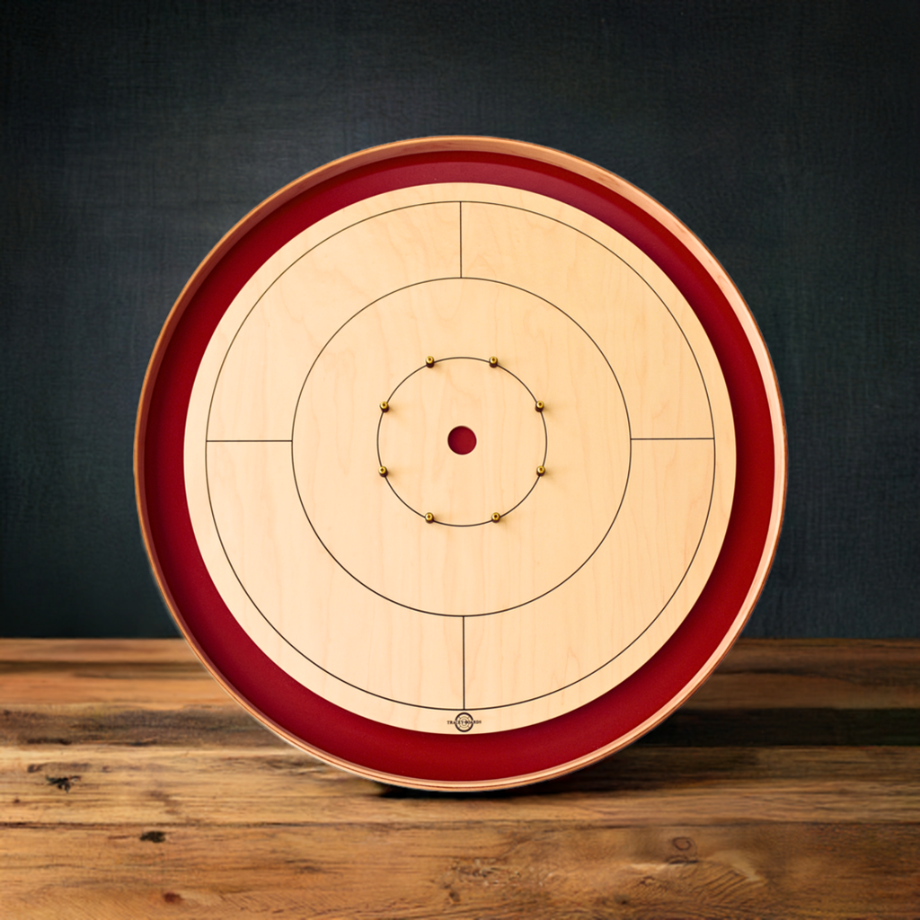 Das Tracey Red Crokinole Set